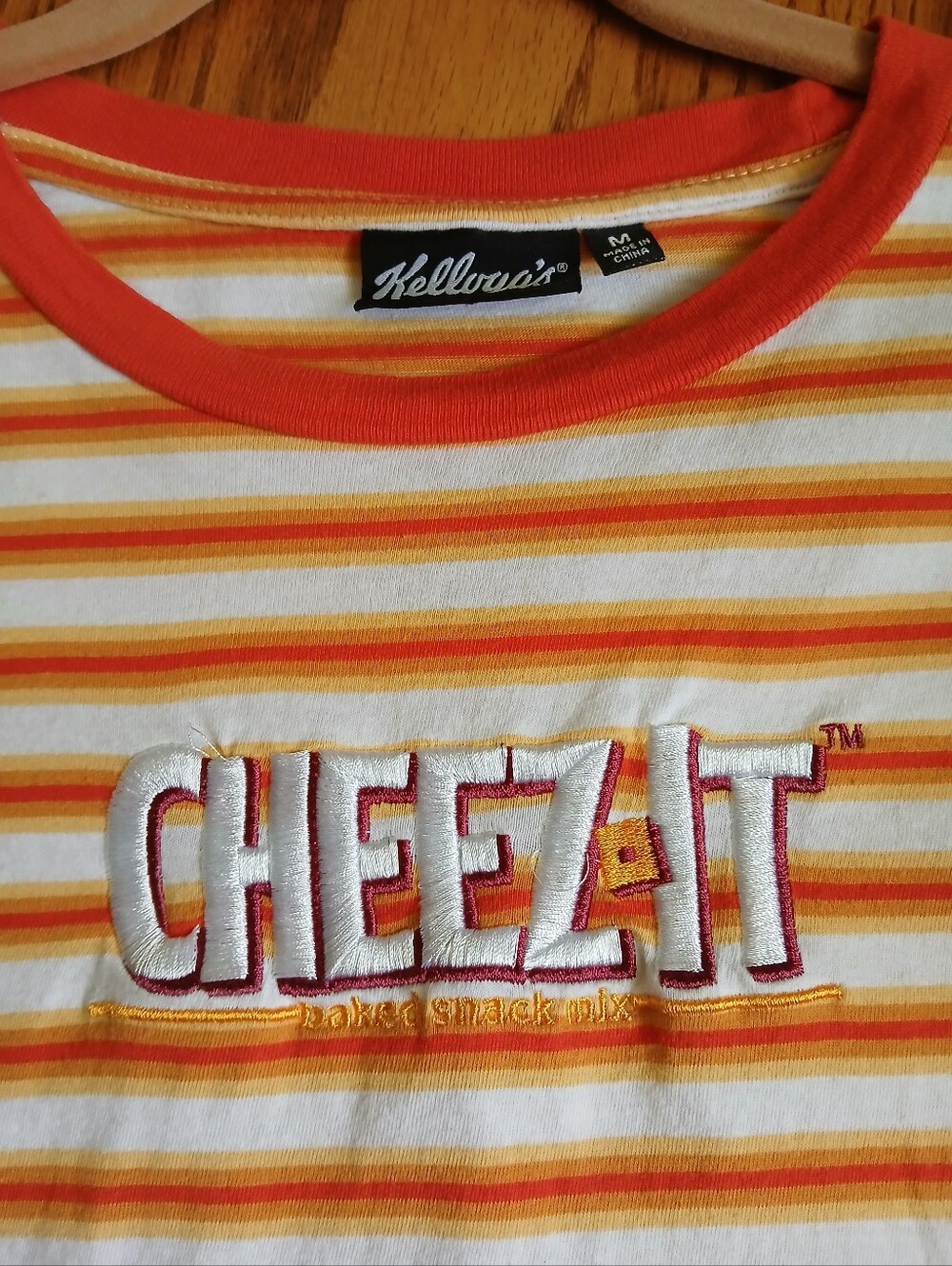 Kellogg's Striped Cheezit Novelty T Sz. M